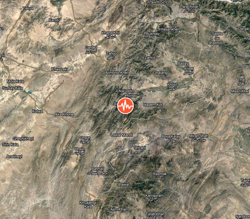 afghanistan m6 1 earthquake june 21 2022 location map bgz