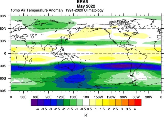 stratosphere polar vortex cold air anomaly may 2022 analysis